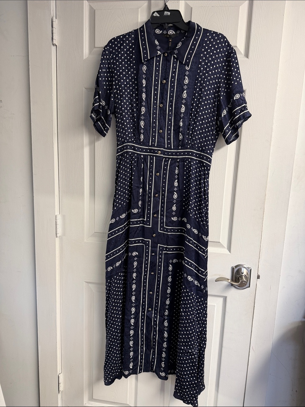 Maje Rubarpois Flowy patterned maxi dress